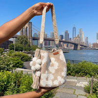 Handmade Crochet Flower Bag